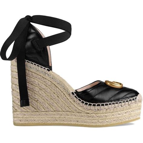 espadrillas con zeppa gucci|Espadrillas con zeppa da donna Gucci .